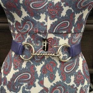 Vintage purple waist belt